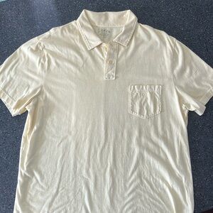 J. Crew Cream Polo Shirt Classic Style